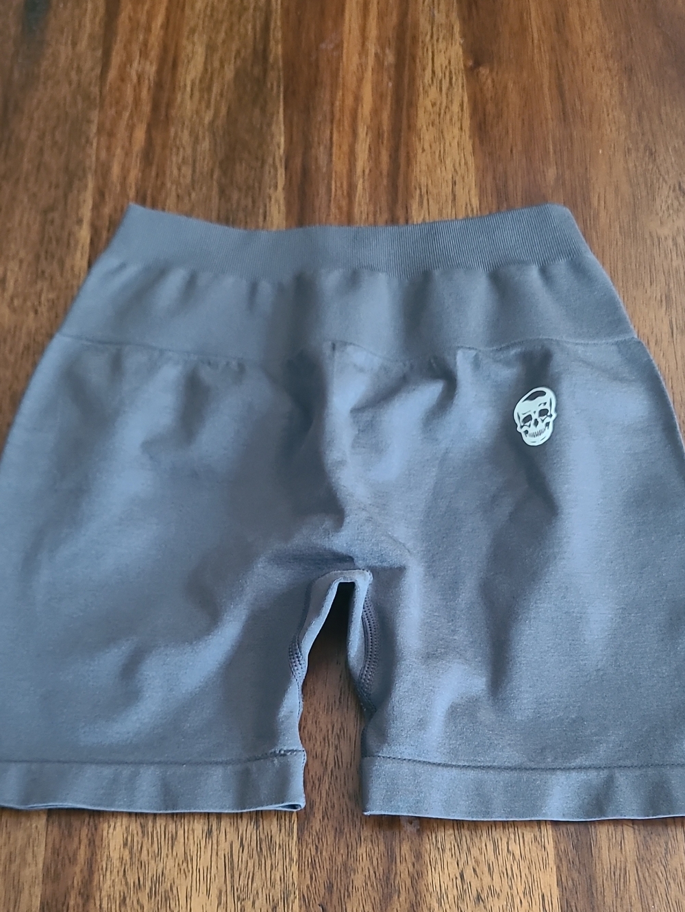 GymReapers gym Biker Shorts Small.  Grey